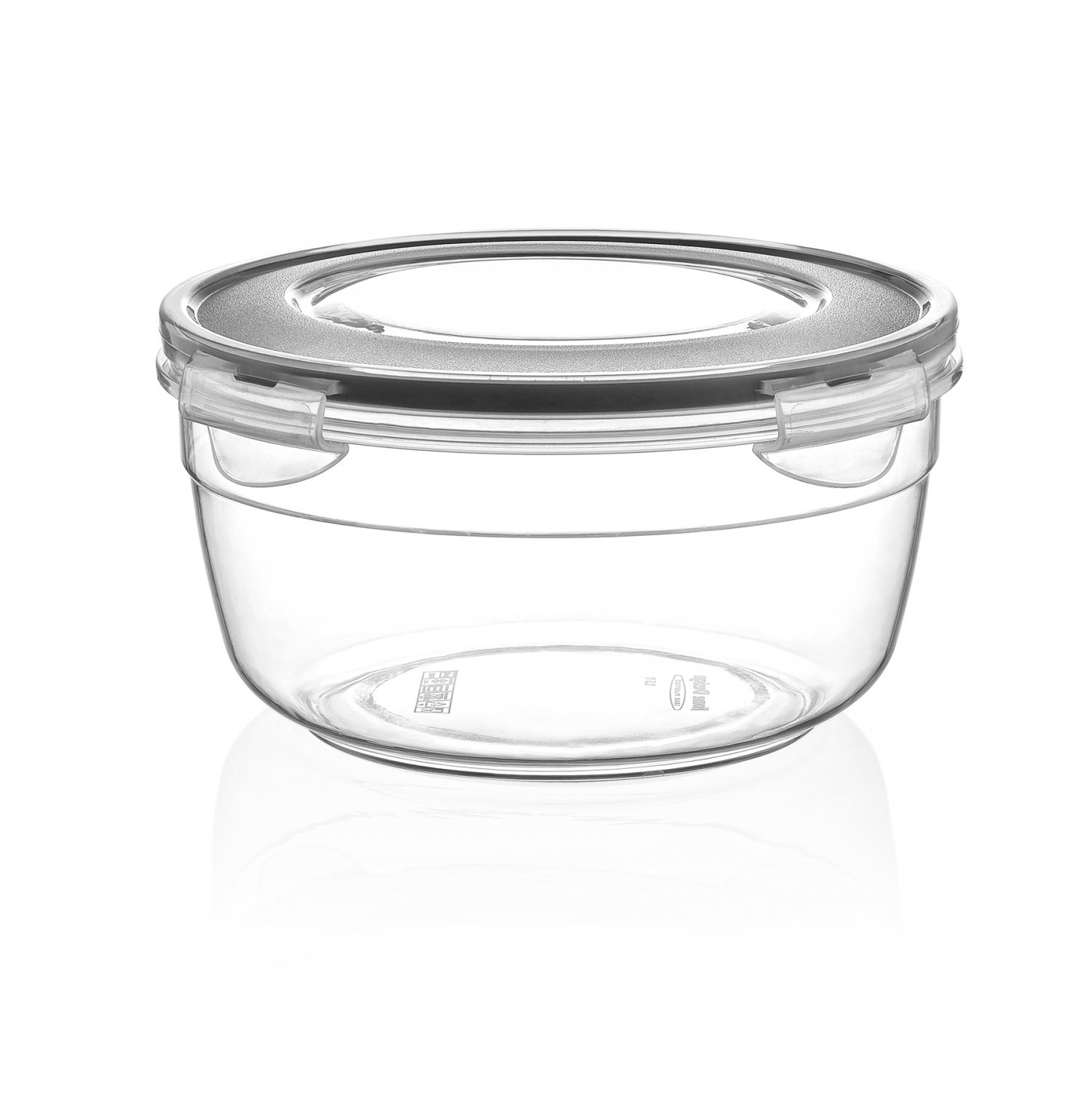 LC-415 FRESH BOX ROUND NO: 4 (1,5 LT.) - Transparent 5I5V