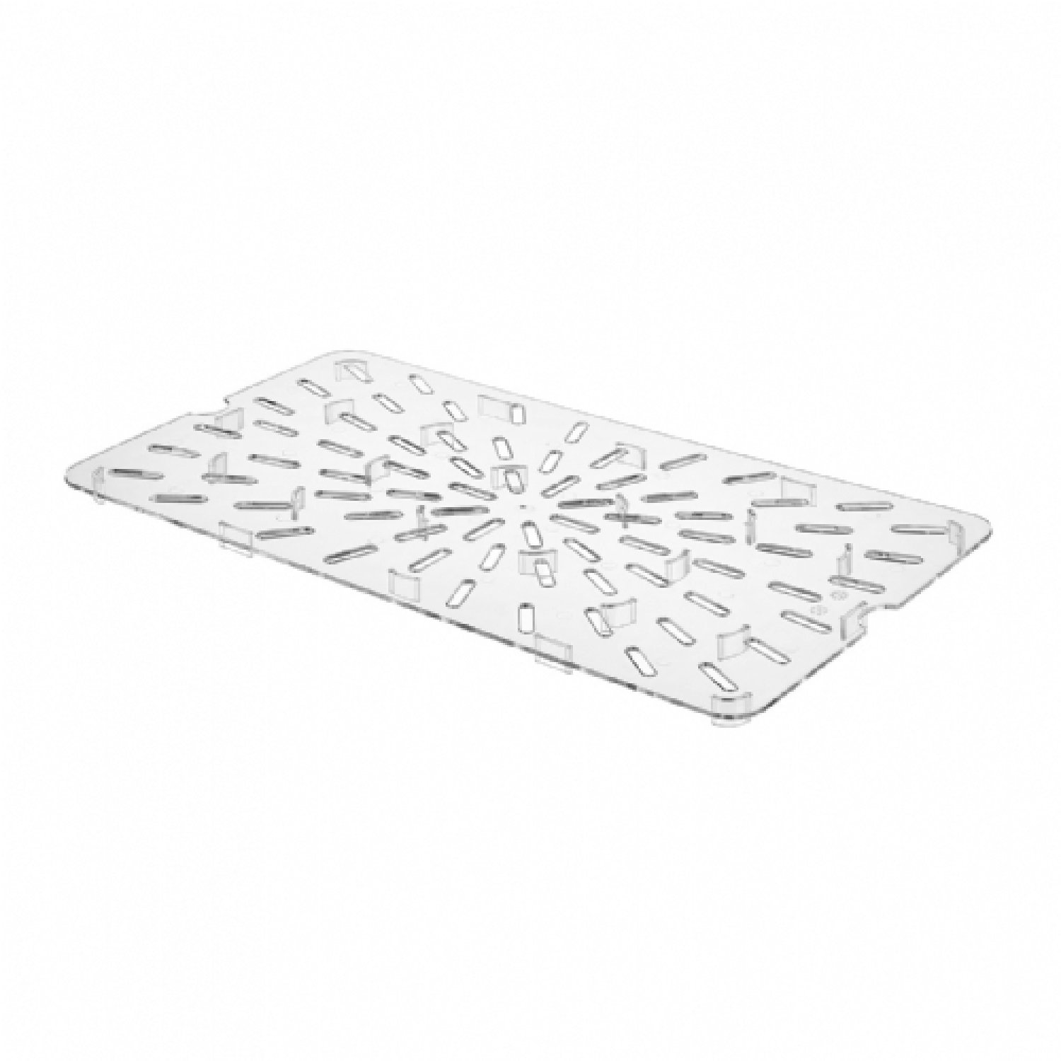 GN PC 1/2 Drain Shelves - GNPS-12 - Clear 10N9