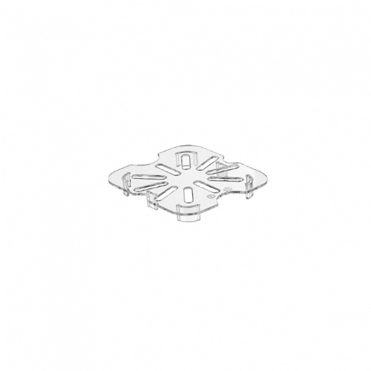 GN PC 1/6 Drain Shelves - GNPS-16 - Clear Y6RT