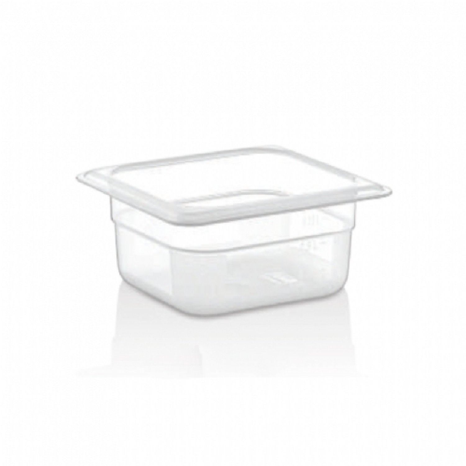 GN PP CONTAINER 100 mm 1,25 Lt - 42 Oz - GNPP-16100 - Black GO2M