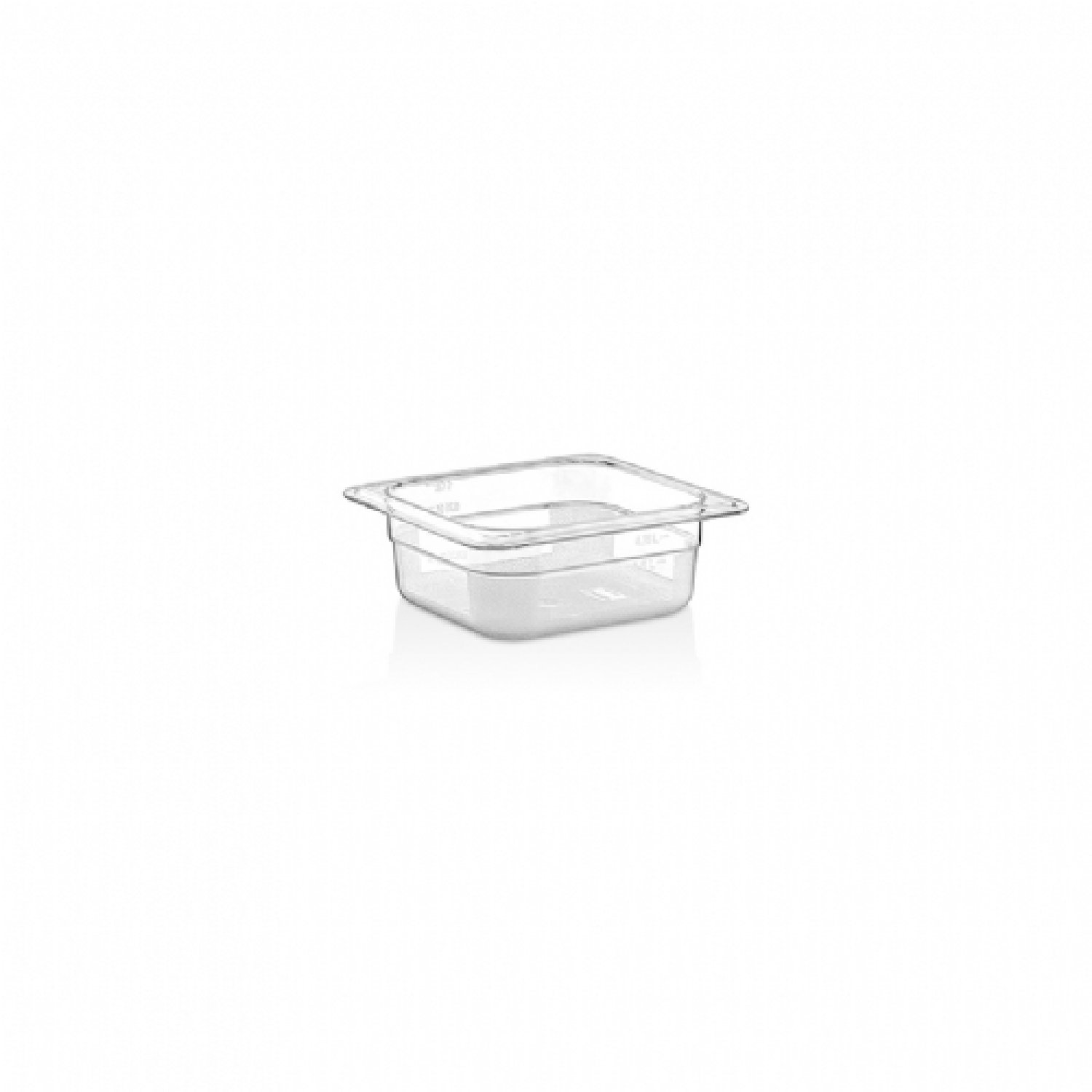 GN PP CONTAINER 65 mm 0,75 Lt - 25 Oz - GNPP-1665 - Black 3VQJ