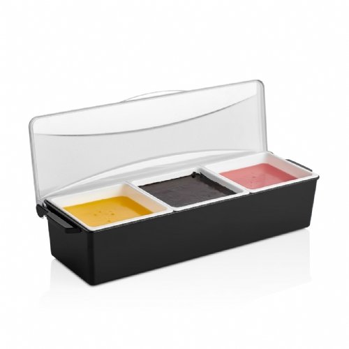 Garnish Tray With Lid - GSE-03 - Black