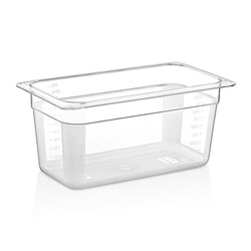 GN PC CONTAINERS 150 mm 5 Lt - 169 Oz - GNP-13150 - Black T1R5