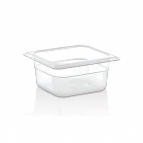 GN PP CONTAINER 100 mm 1,25 Lt - 42 Oz - GNPP-16100 - Black GO2M