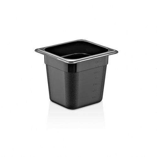 GN PP CONTAINER 150 mm 2 Lt - 67 Oz - GNPP-16150 - Black